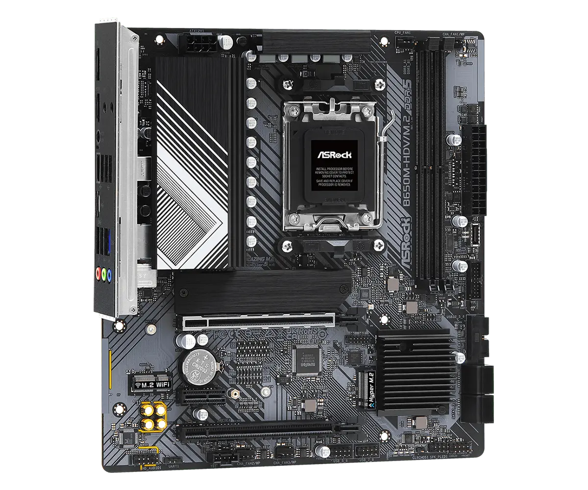 Дънна платка, ASROCK B650M-HDV/M.2 /AM5 - image 3