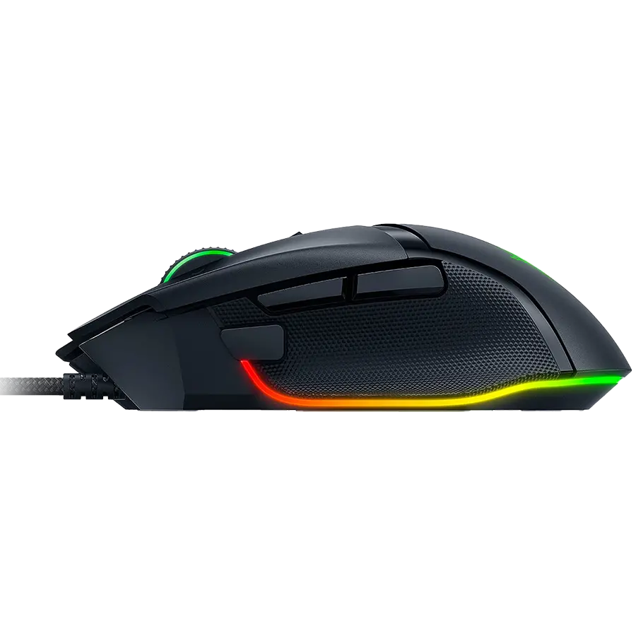 Razer Basilisk V3, 2nd-gen Razer Optical Mouse Switch rated for 70 million clicks, Optical Sensor - 26,000 DPI, 4-way Razer HyperScroll tilt wheel, Electronically actuated notched and free-spinning modes, Razer Speedflex Cable, Razer Chroma RGB - image 1