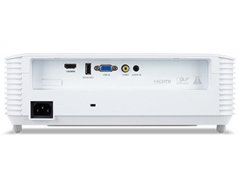 Мултимедиен проектор, Acer Projector X118HP, DLP, SVGA (800x600), 4000 ANSI Lumens, 20000:1, 3D, HDMI, VGA, RCA, Audio in, DC Out (5V/2A, USB-A), Speaker 3W, Bluelight Shield, Sealed Optical Engine, LumiSense, 2.7kg, White - image 3