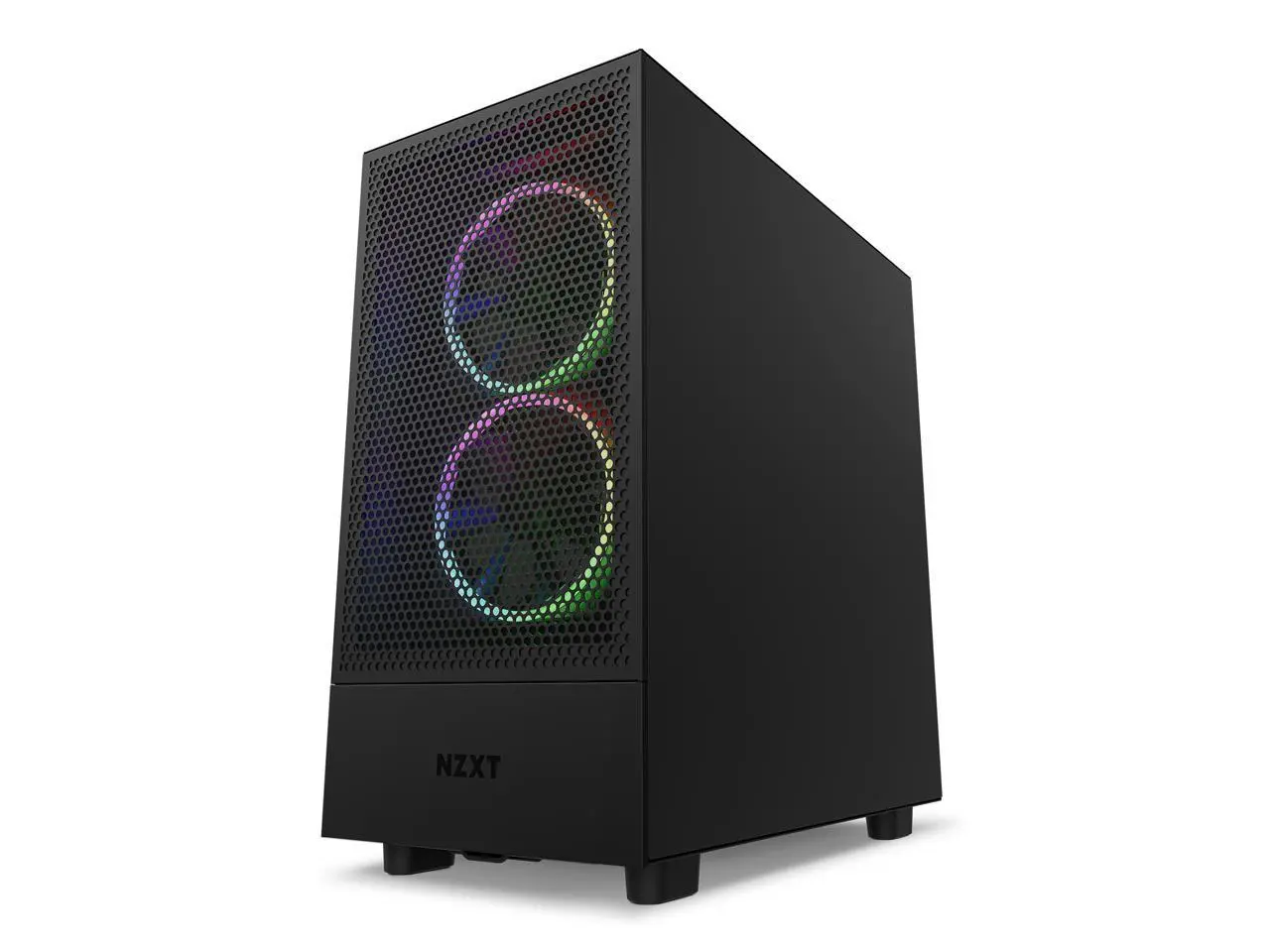 Кутия NZXT H5 Flow Matte Black, Mid-Tower - image 1