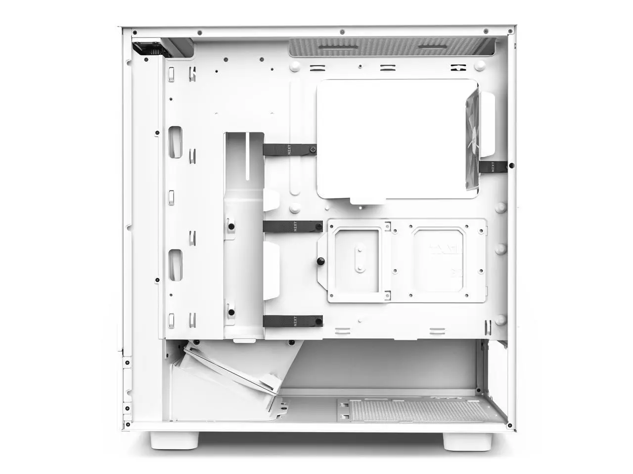 Кутия NZXT H5 Flow Matte White, Mid-Tower - image 6