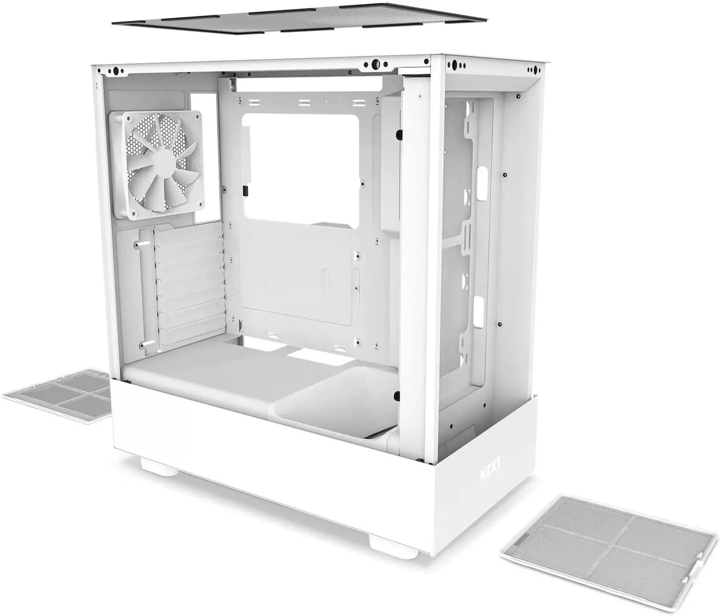 Кутия NZXT H5 Flow Matte White, Mid-Tower - image 7