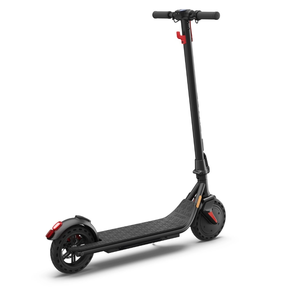 Електрически скутер, Sharp Electric Scooter, Range per charge: 25 km, LED Display, USB Charging Port, Bluetooth, IPX4 certification, Wheel size: 8.5", Dual brake systems, Wooden illuminated deck, Max load: 120 kg, Black - image 1