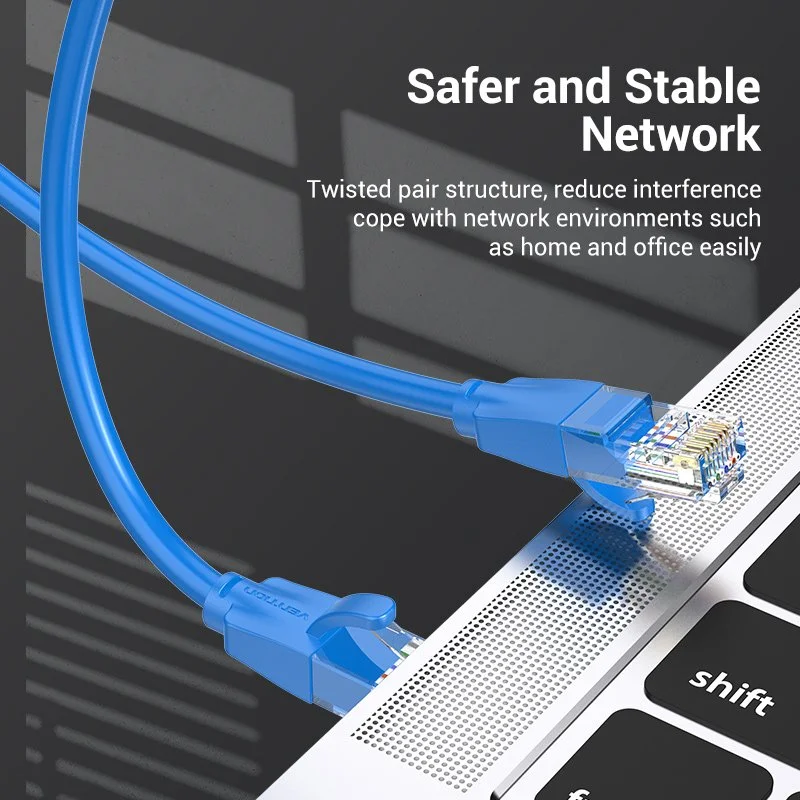 Vention Кабел LAN UTP Cat.6 Patch Cable - 2M Blue - IBELH - image 3