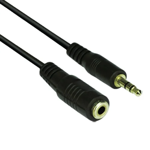 VCom Аудио Кабел 3.5mm Stereo M / F - CV202-3m