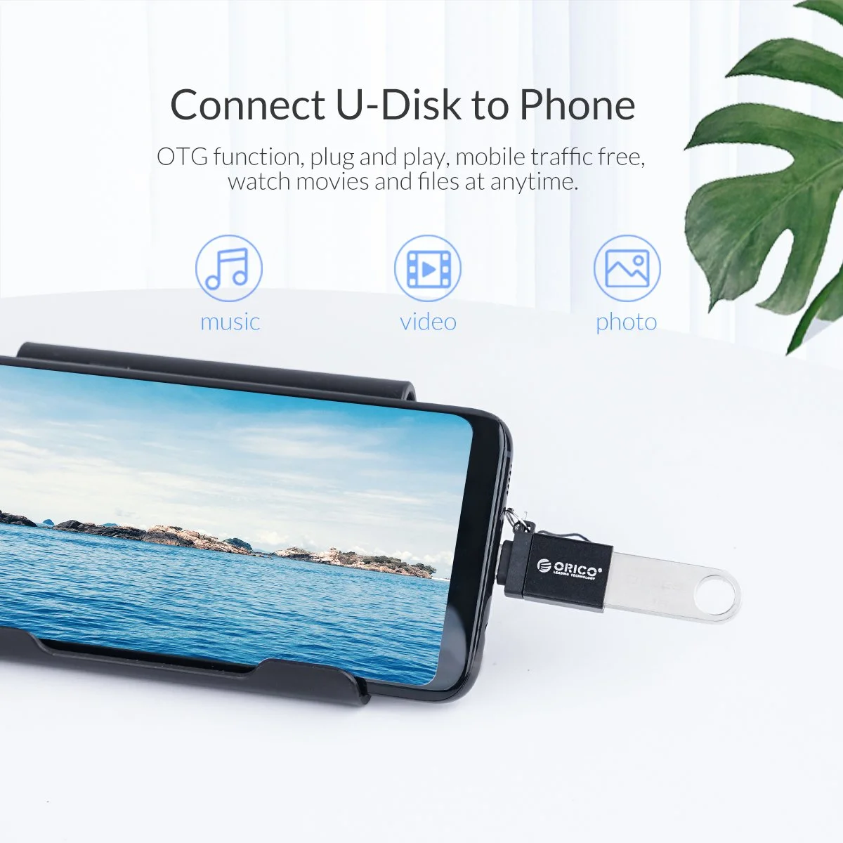 Orico Адаптер Adapter OTG USB3.0 AF to Type-C - CBT-UT01-BK - image 9