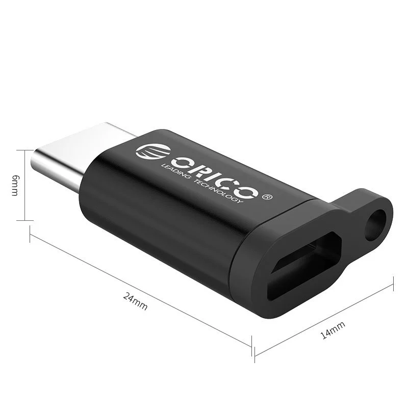 Orico преходник Adapter OTG -  USB Micro B to Type-C - CBT-MT01-SV - image 2