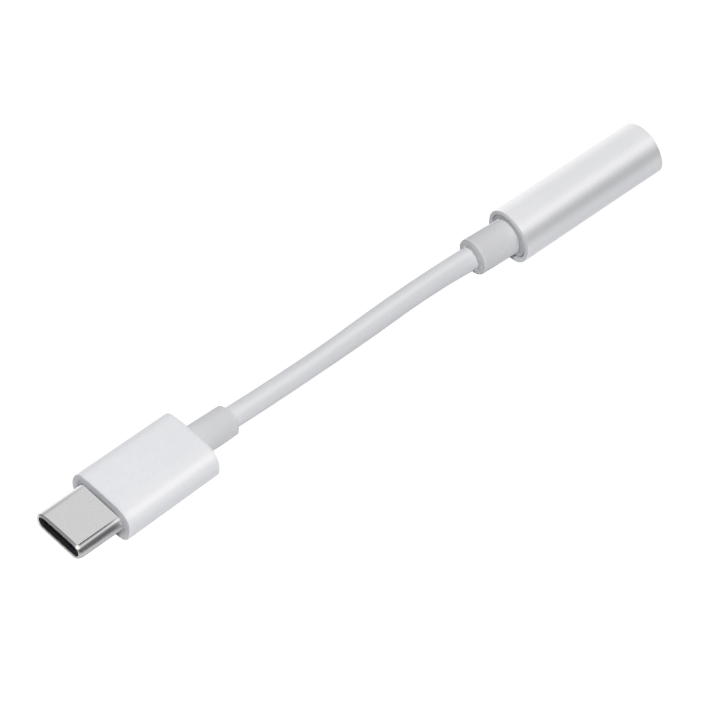 Makki преходник Adapter Type-C M to 3.5mm audio jack 4P F, White - MAKKI-CBL-C-AUDIO-WH - image 1