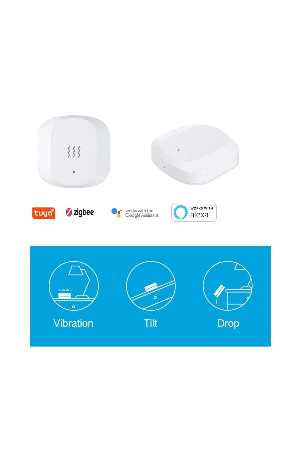 Woox умен сензор Sensor - R7081- Zigbee Smart Vibration Sensor - image 7