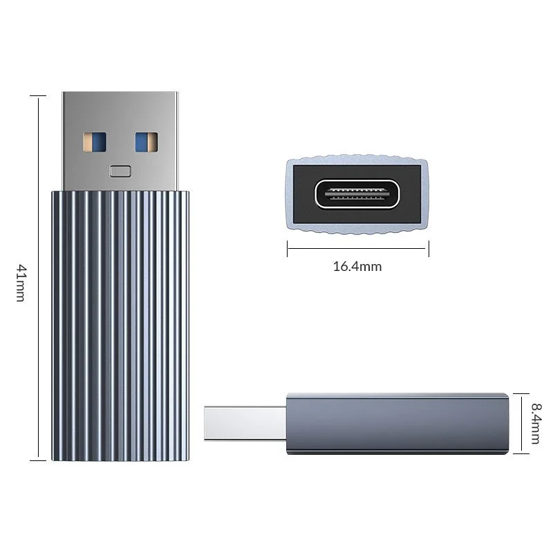 Orico Адаптер Adapter USB3.1 to Type-C (female) - AH-AC10-GY - image 1