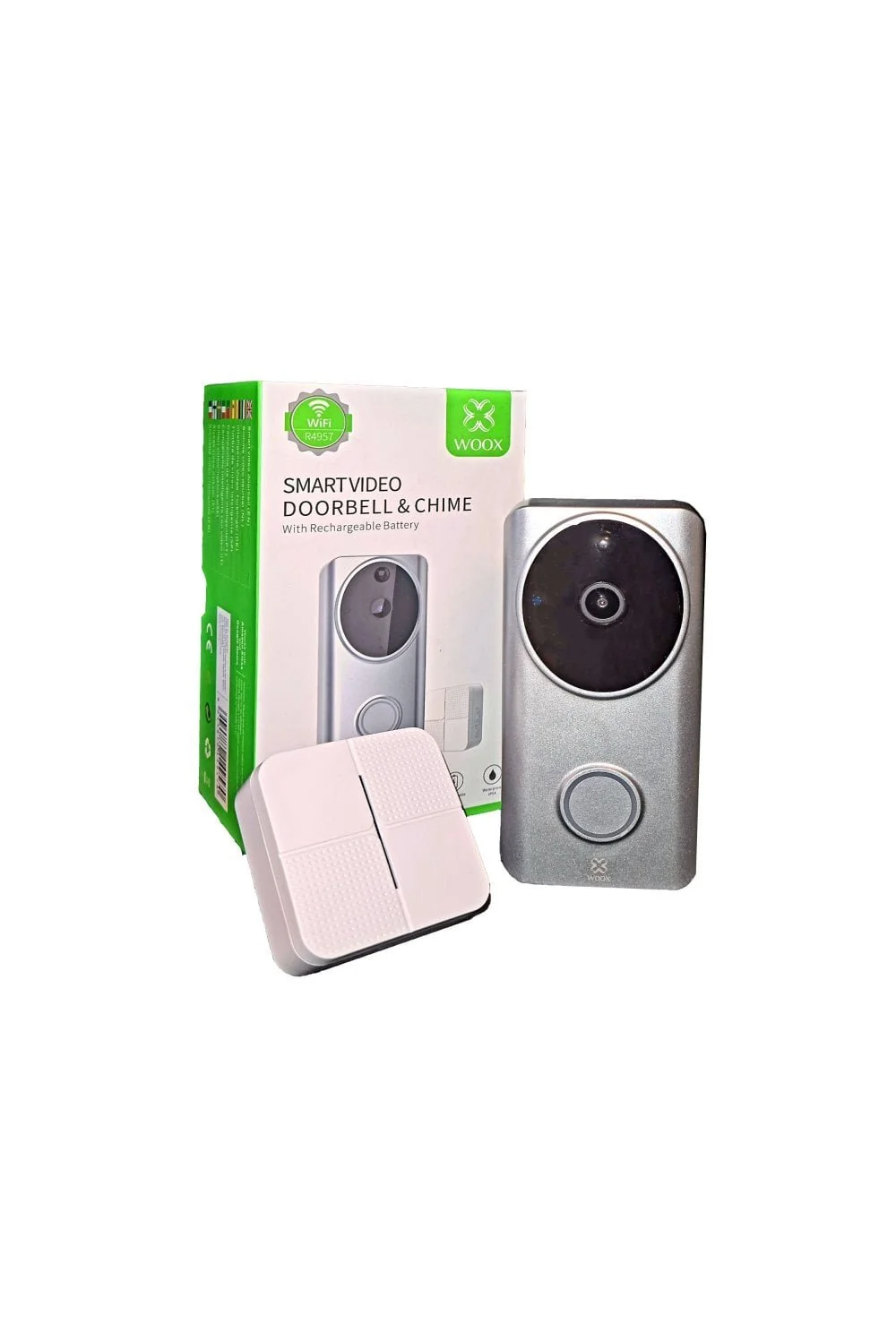 Woox видеозвънец с двупосочно аудио Doorbell - R4957 - Smart WiFi Video Doorbell and Chime - image 5