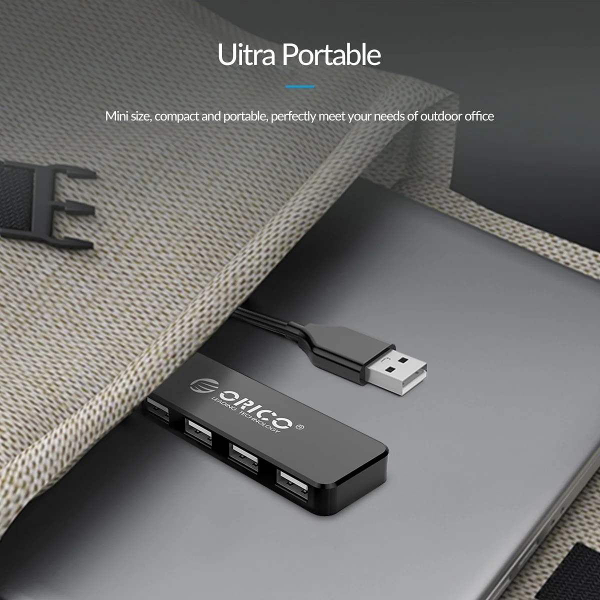 Orico хъб USB2.0 HUB 4 port White - FL01-WH - image 12