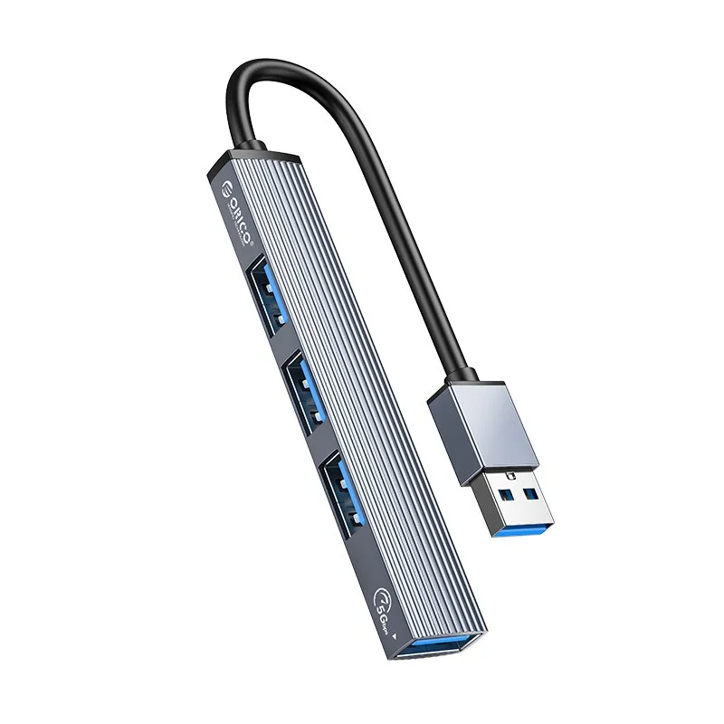 Orico хъб USB3.0/2.0 HUB 4 port, Aluminum - AH-A13-GY - image 1