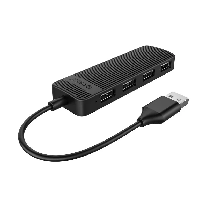 Orico хъб USB2.0 HUB 4 port Black - FL02-BK - image 1