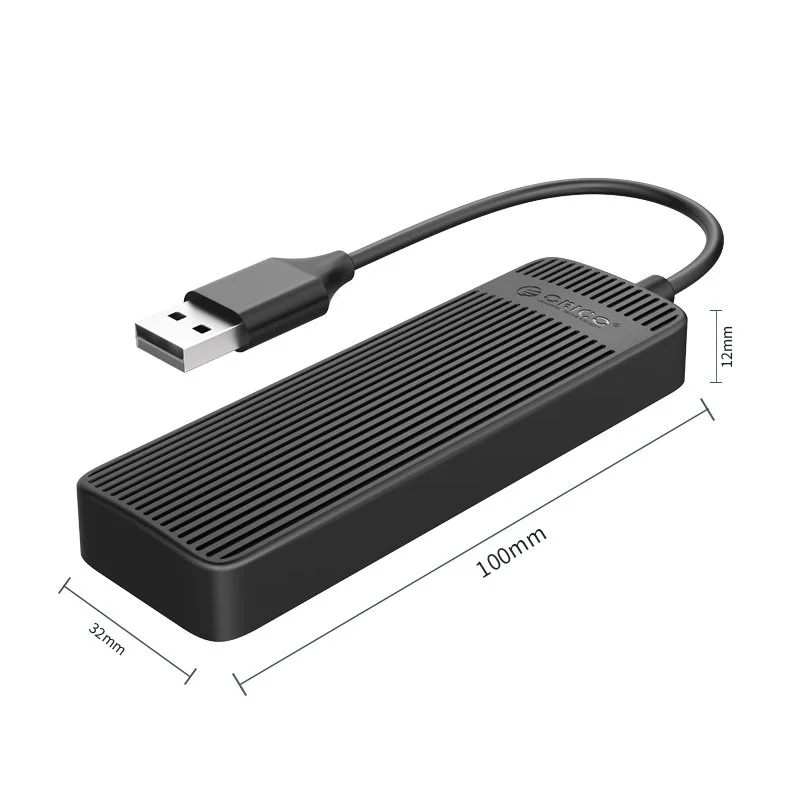 Orico хъб USB2.0 HUB 4 port Black - FL02-BK - image 2