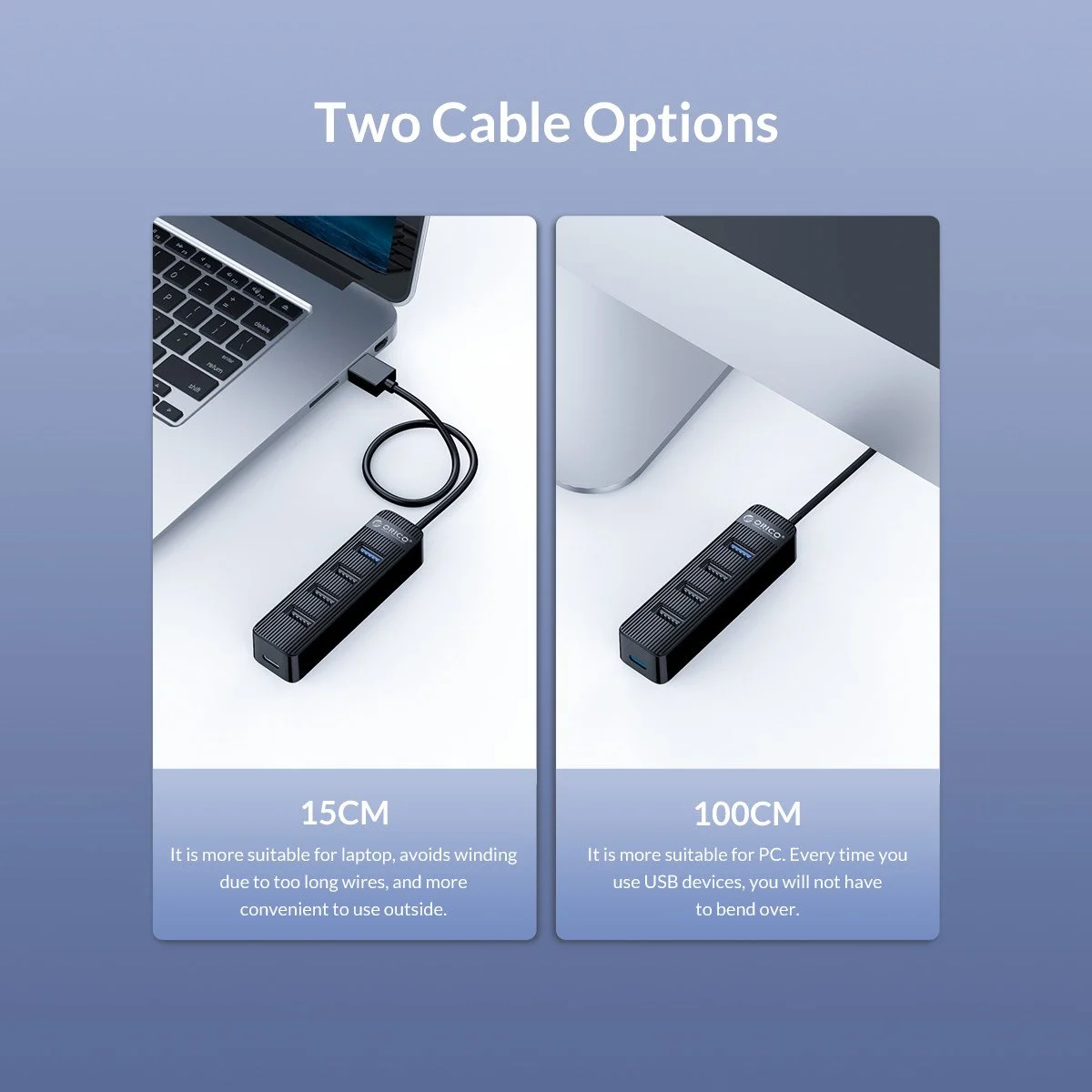 Orico хъб USB3.0/2.0 HUB 4 ports - TWU32-4A - image 9