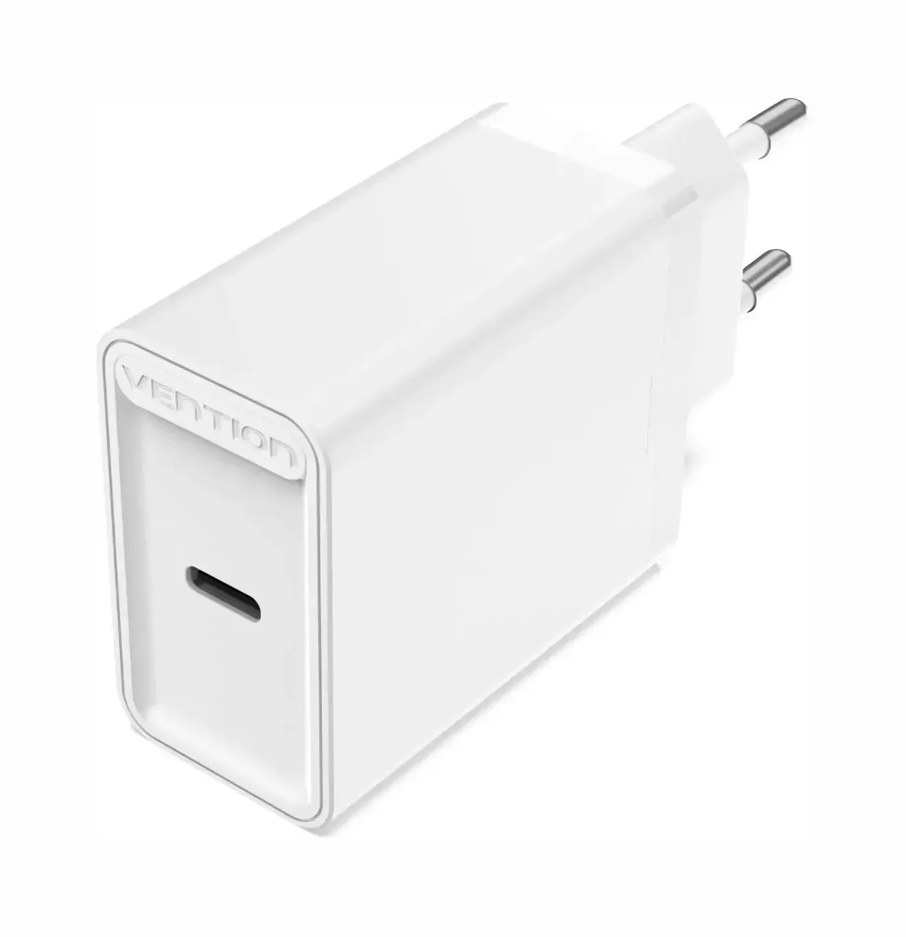 Vention бързо зарядно Fast Charger Wall - QC4.0, PD3.0 Type-C, 20W White - FADW0