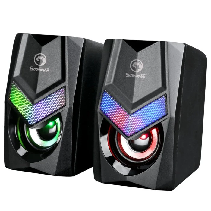 Marvo тонколони Gaming Speakers 2.0 6W Rainbow backlight - MARVO-SG-118 - image 1