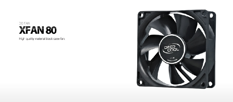 DeepCool Вентилатор Fan 80mm Xfan 80 - 1800rpm - image 2