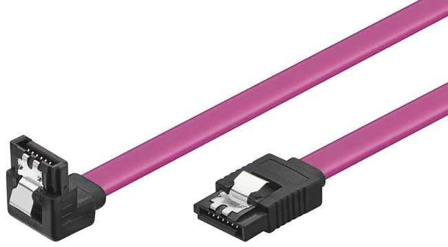 VCom Кабел SATA Cable W/Lock Right Angle - CH302R-0.45m