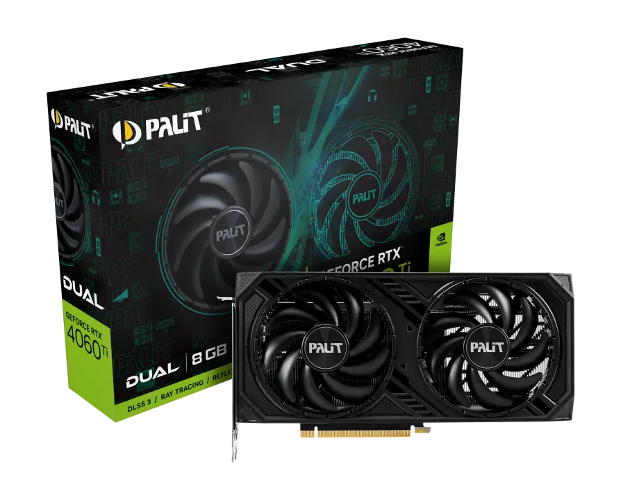 Видео карта, PALIT RTX4060TI DUAL 8GB GDDR6