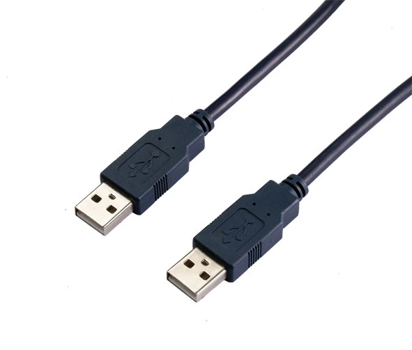 VCom Кабел USB 2.0 AM / AM Black - CU203-B-2m