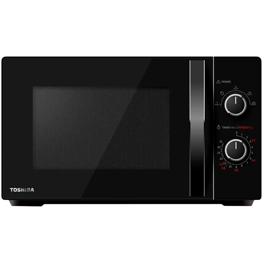 Microwave oven, volume 20L, mechanical control, 800W, black