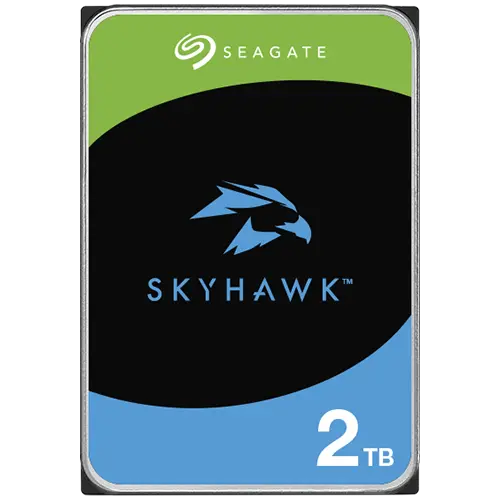 Твърд диск, Seagate SkyHawk Guardian 2TB ( 3.5'', 256MB, 5400 RPM, SATA 6Gb/s )
