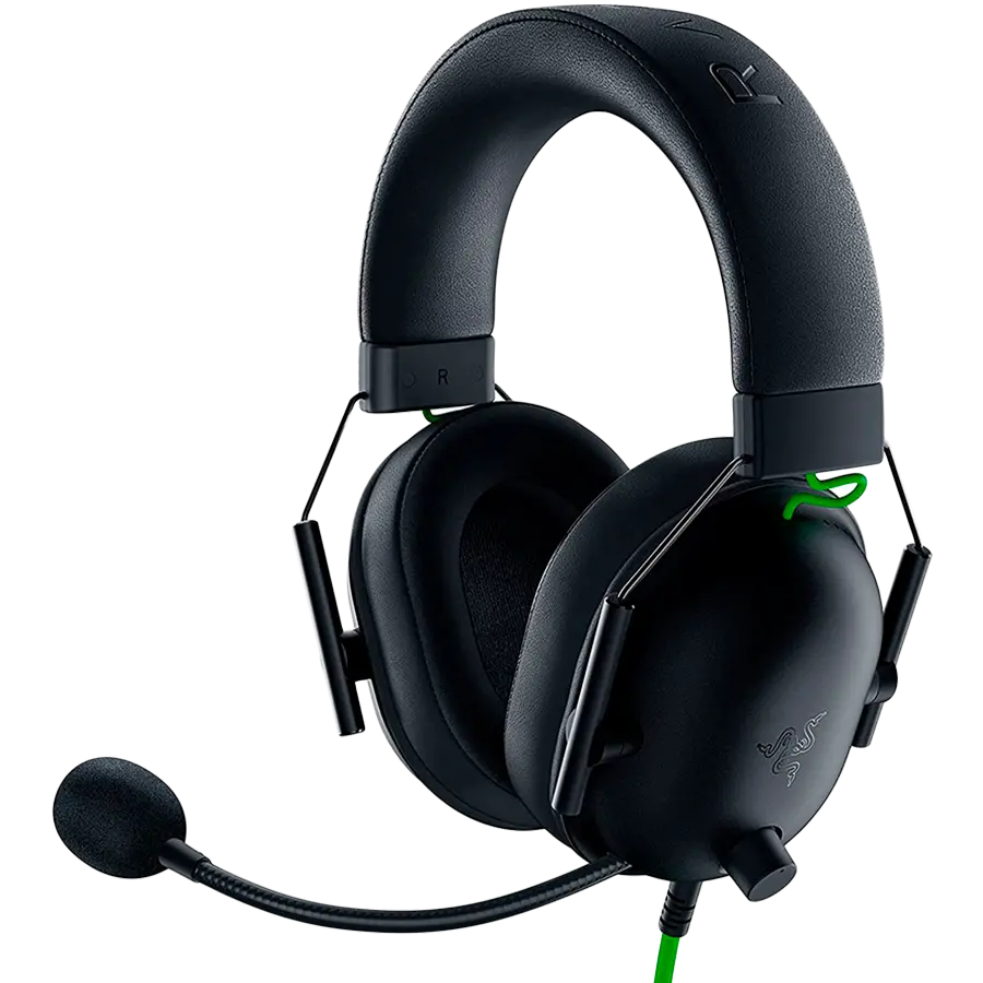 Razer BlackShark V2 X USB, gaming headset, HyperClear Noise-Cancelling Mic, TriForce 50mm Drivers, Advanced Passive Noise Cancellation, Hybrid memory foam cushions, USB Type-A, 20 Hz – 20 kHz, 32 Ω (1 kHz), 98 dBSPL / mW,1 kHz