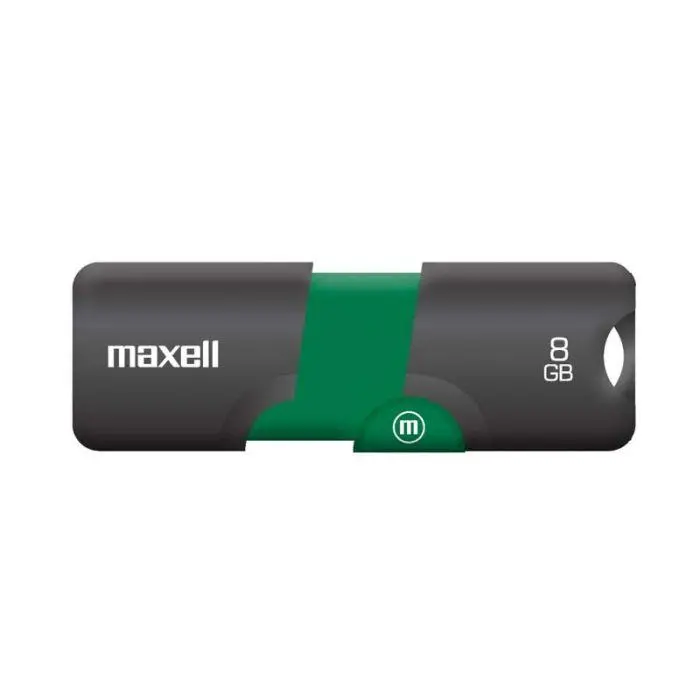 USB памет MAXELL FLIX, USB 2.0, 8GB, ЧЕРЕН - image 1