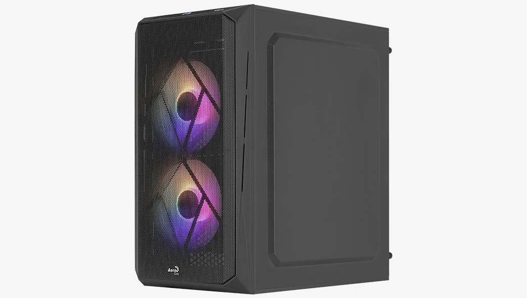 AeroCool кутия Case mATX - CS-107-A-BK-v2 - 3 fans included - image 1