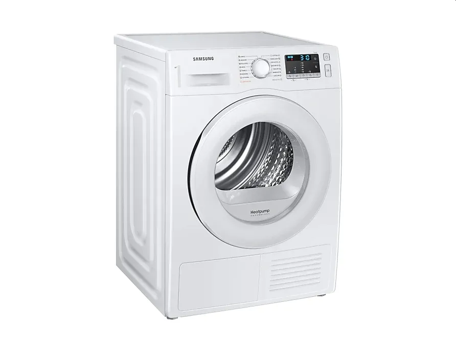 Сушилня, Samsung DV80TA020TT/LE, Tumble Dryer with Heat Pump technology, 8kg, A++, Wrinkle prevention, Quick Dry 35 ',LED, Diamond drum, White - image 1