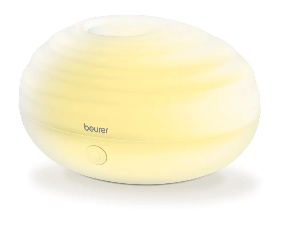 Ароматизатор, Beurer LA 20 Aroma Diffuser; suitable for water-soluble aroma oils; ultrasound humidification technology; colour-changing LED; tank capacity 80 ml; two power supply USB cable and USB plug; for rooms up to 10 m2 - image 2