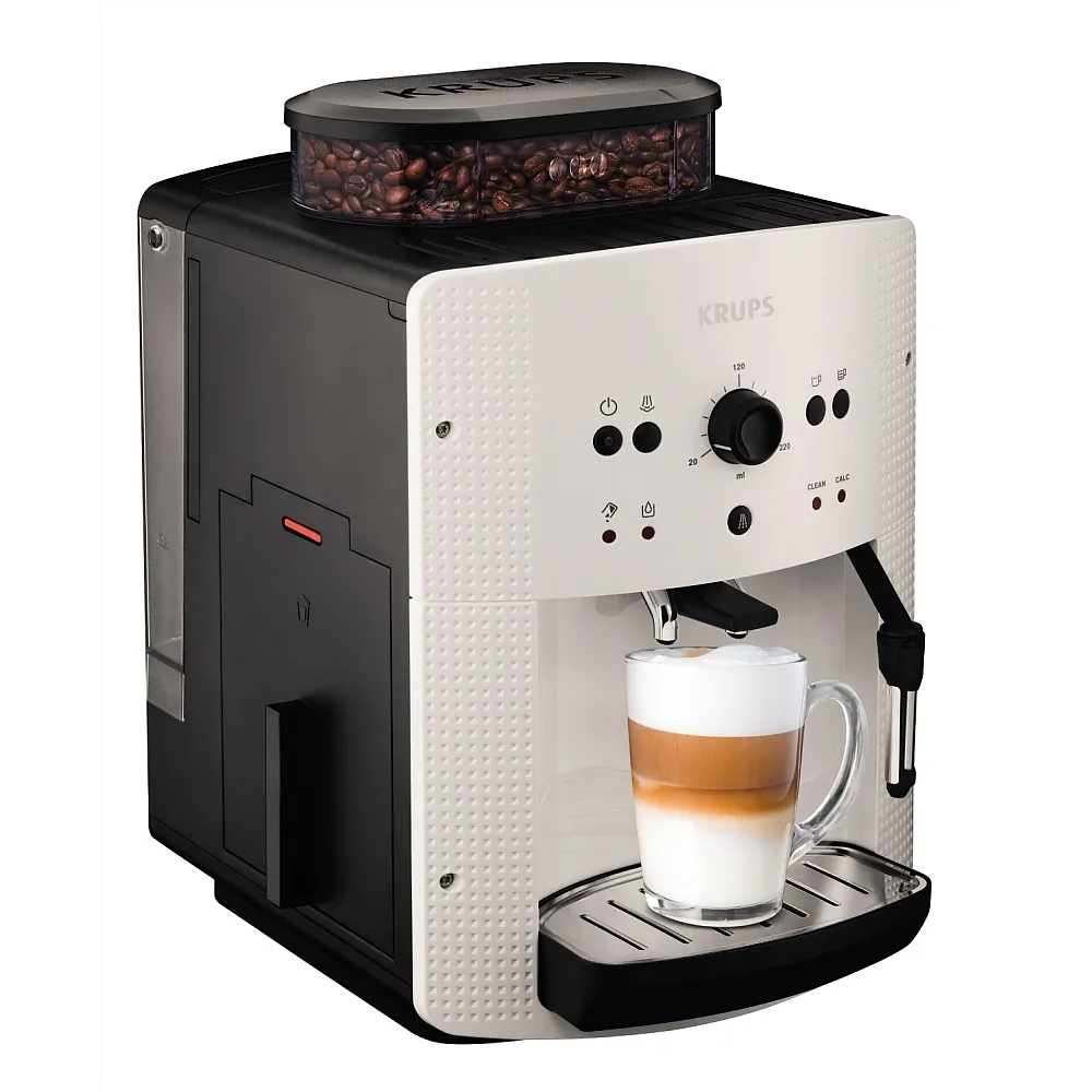 Кафеавтомат, Krups EA810570, Espresseria Automatic Manual, Coffee machine, 1450W, 15 bar, white - image 1