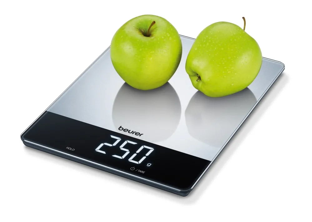 Везна, Beurer KS 34 XL kitchen scale; Stainless steel weighing surface; Magic LED; 15 kg / 1 g - image 6