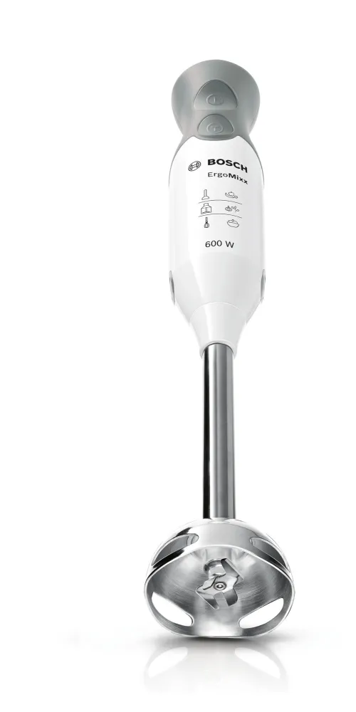 Пасатор, Bosch MSM66120, Blender, ErgoMixx, 600 W, Included transparent jug & chopper, White - image 1