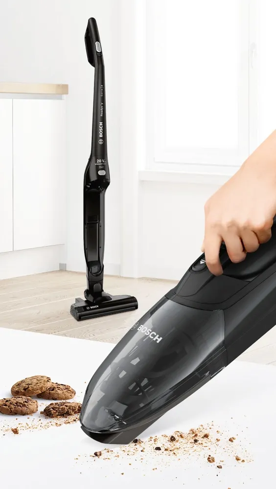 Прахосмукачка, Bosch BCHF220B, Series 2, Cordless Handstick Vacuum Cleaner, 2 in 1, Readyy'y 20Vmax, Black - image 3