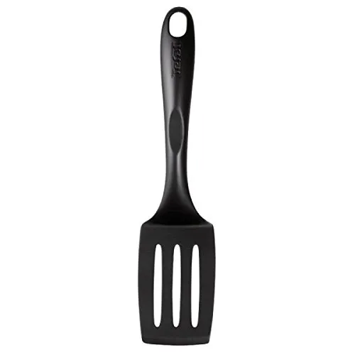 Шпатула, Tefal 2745112, Bienvenue, Little spatula, Kitchen tool, With holes, Up to 220°C, Dishwasher safe, black - image 1