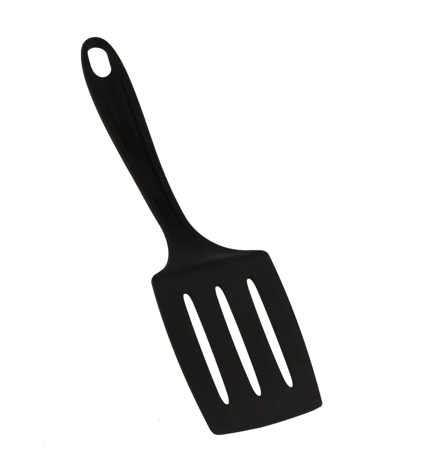 Шпатула, Tefal 2743712, Bienvenue, Slotted spatula, Kitchen tool, With holes, Up to 220°C, Dishwasher safe, black - image 2