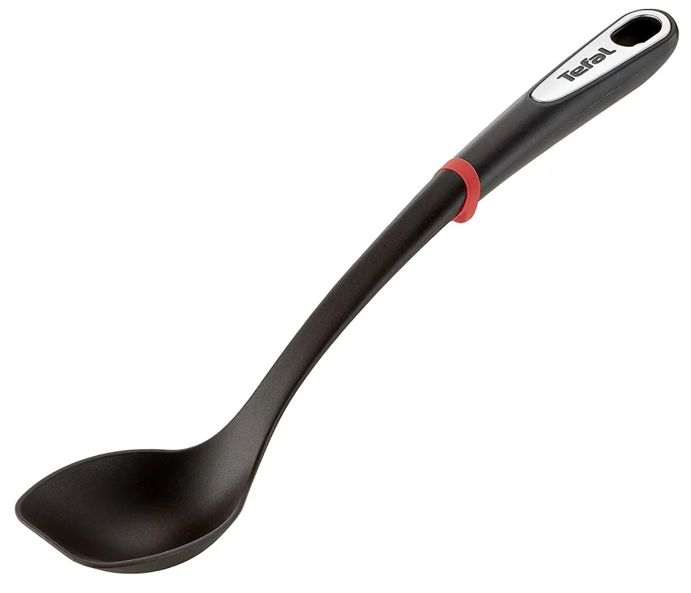 Лъжица, Tefal K2060514, Ingenio, Spoon, Kitchen tool, Termoplastic, 39.8x9x4.6cm, Up to 230°C, Dishwasher safe, black