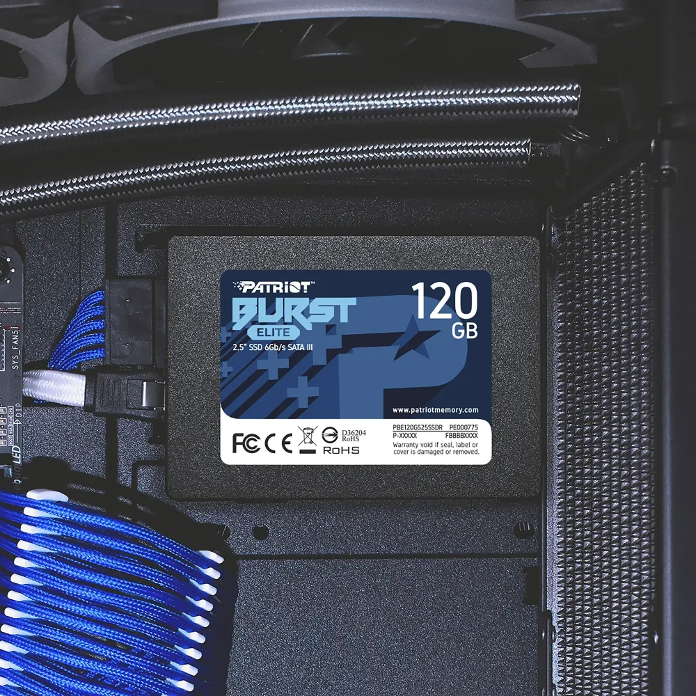 Твърд диск, Patriot Burst Elite 120GB SATA3 2.5 - image 4