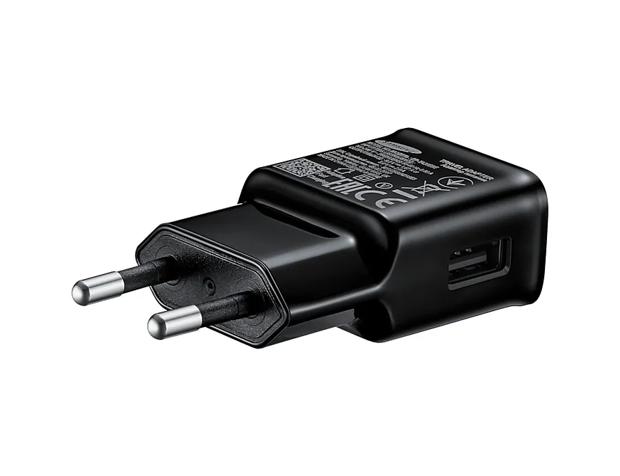 Адаптер, Samsung Travel Adapter 5V 2A Fast Charging , Detachable cable, USB-C, Black - image 1
