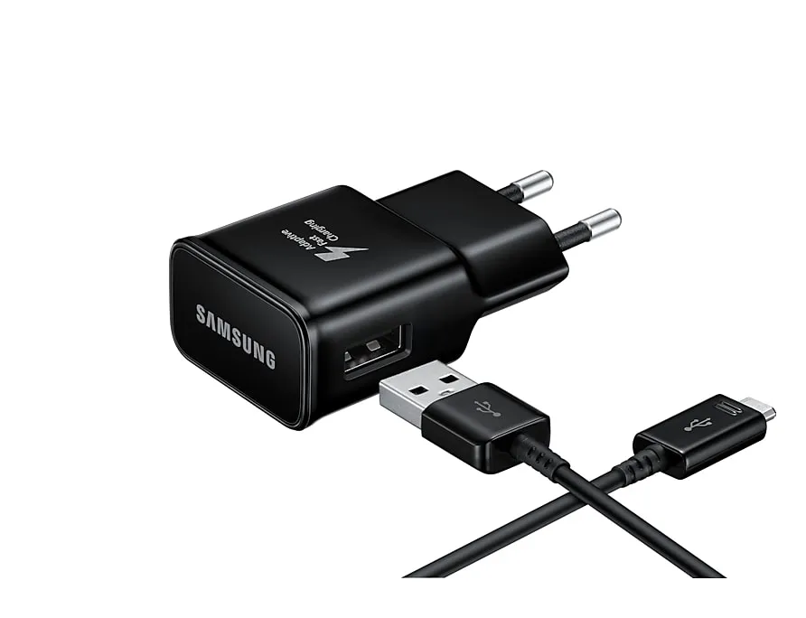 Адаптер, Samsung Travel Adapter 5V 2A Fast Charging , Detachable cable, USB-C, Black - image 3