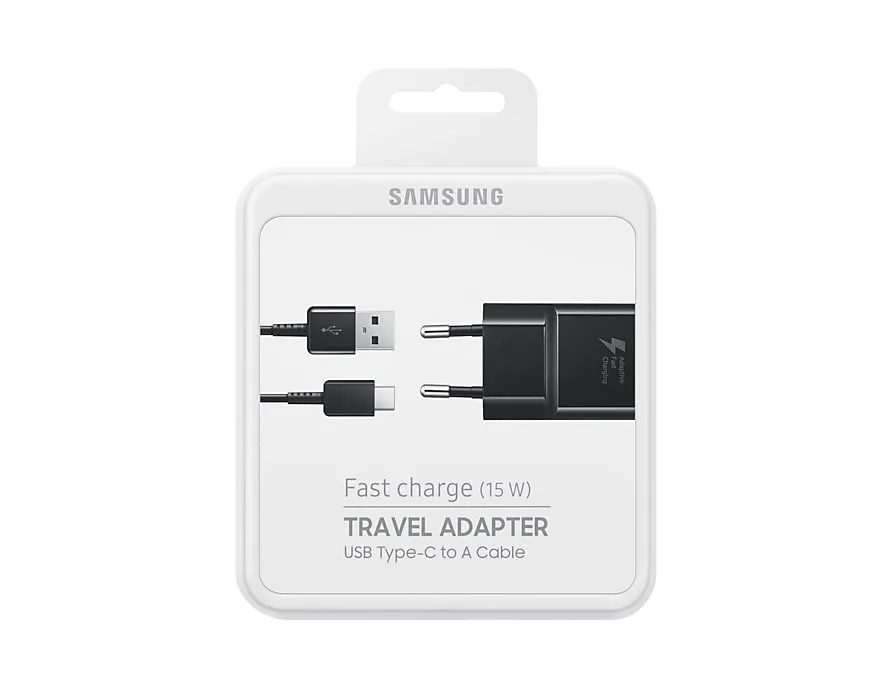 Адаптер, Samsung Travel Adapter 5V 2A Fast Charging , Detachable cable, USB-C, Black - image 5