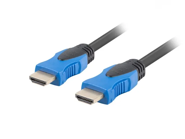 Кабел, Lanberg HDMI M/M V2.0 cable 4K 0.5m CU, black