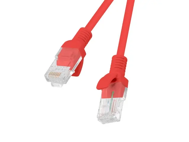 Кабел, Lanberg patch cord CAT.6 5m, red