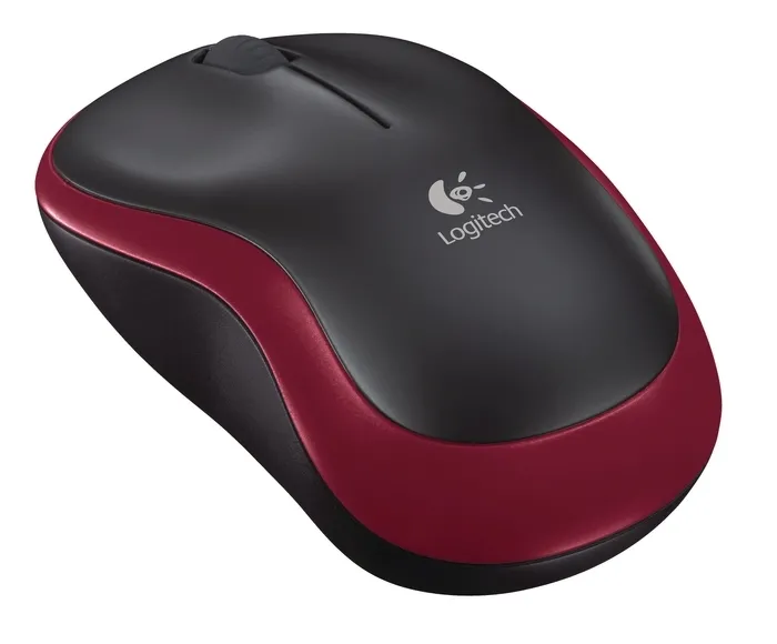 Мишка, Logitech Wireless Mouse M185 Red - image 1