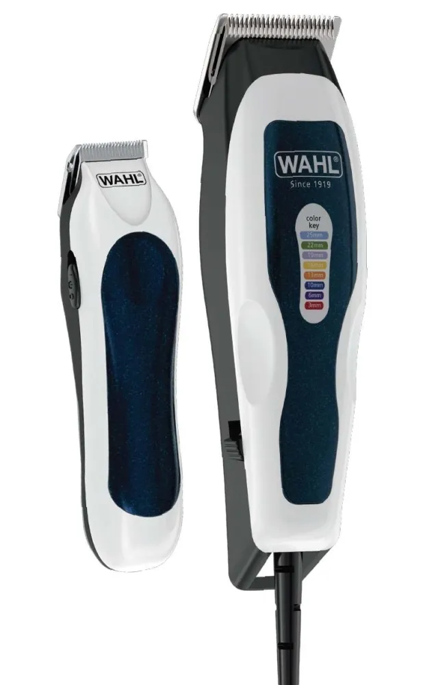 Машинка за подстригване, Wahl 1395.0465, ColorPro Combo, Corded Clipper Combo, Battery trimmer, 8 colour coded, attachment combs, pouch and accessories