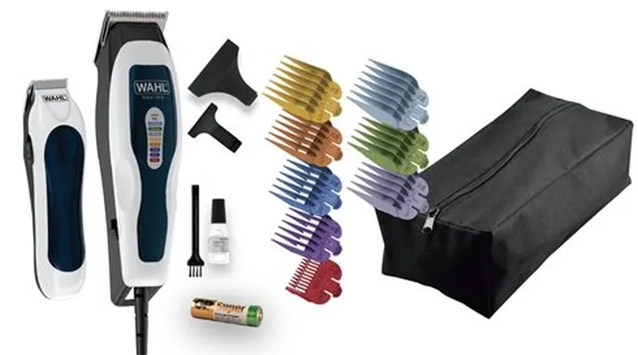 Машинка за подстригване, Wahl 1395.0465, ColorPro Combo, Corded Clipper Combo, Battery trimmer, 8 colour coded, attachment combs, pouch and accessories - image 2