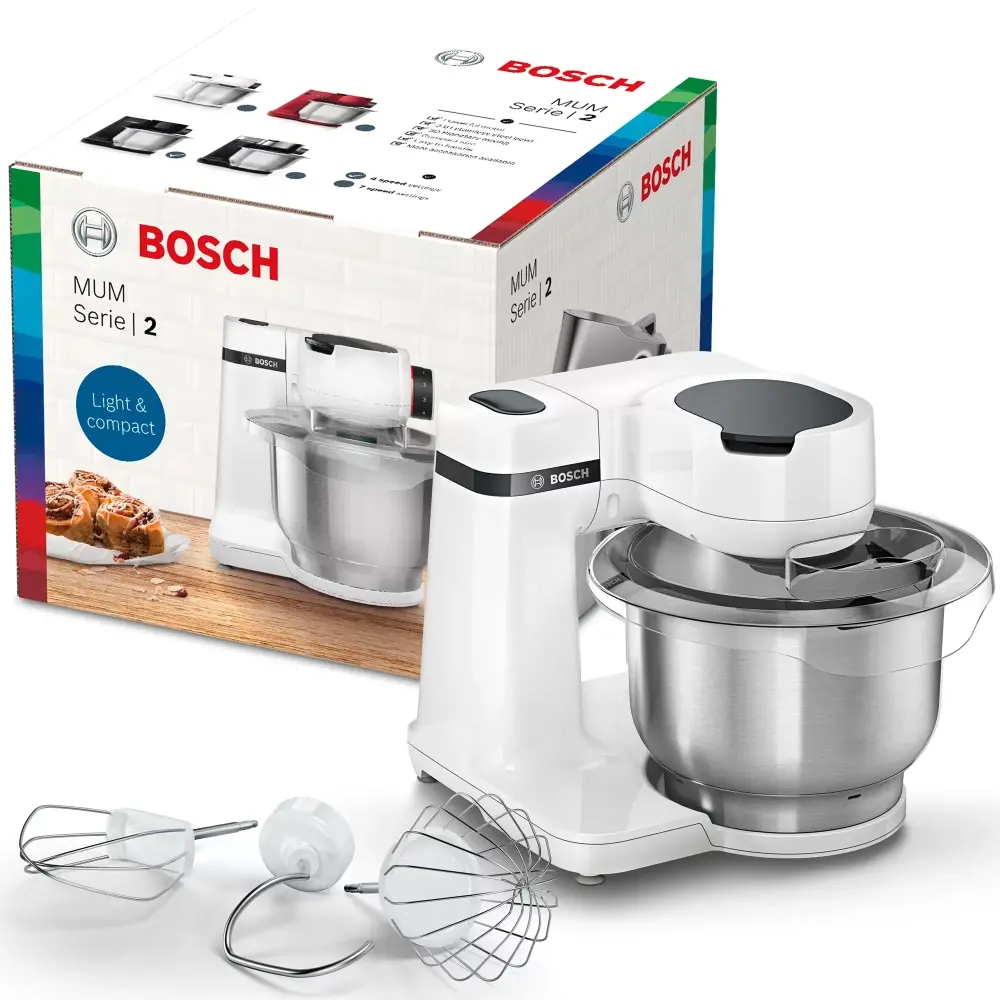 Кухненски робот, Bosch MUMS2EW00 Kitchen machine, MUM Serie 2, 700 W, White - image 1